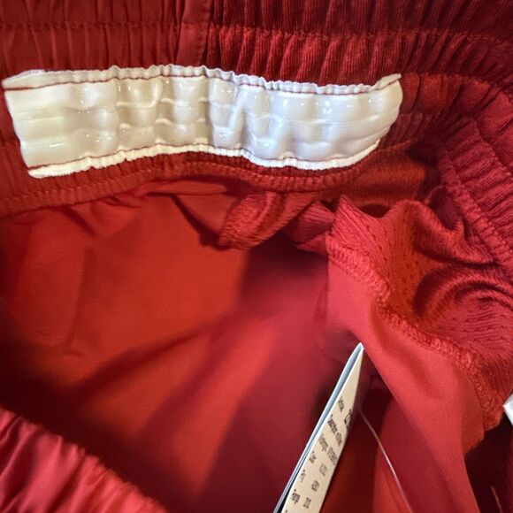 Adidas Shorts Mens Large Red Team Performance Sample Athleisure - Picture 13 of 13